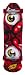 Santa Cruz Skate Monster Rob Red Sk8 Cruzer Complete Skateboard, 10.7 x 36.3-Inch