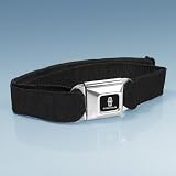 Lincoln Logo Seatbelt Black Strap Belt