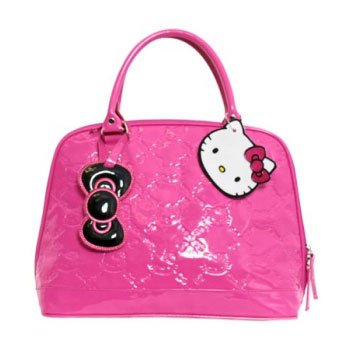 Hello Kitty Pink Embossed Tote Bag