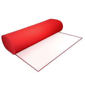 Red Acrylic Felt With Adhesive 36" Wide x 2 Yard Long