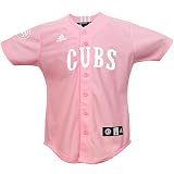 Chicago Cubs Youth Pink Jersey by adidas