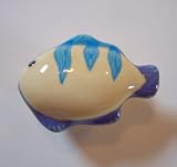 Yellow Blue Fish Shaped Cabinet Drawer Pull Knob