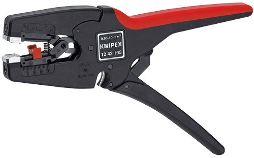 Knipex 1242195SBA Universal Insulation Stripper - Awg 7-32 7.75 Inch