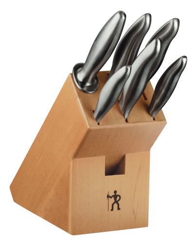 Henckels International 13236 Stylus Messerblock 7-teilig, Birke natur