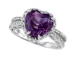 2.62 cttw Genuine Amethyst Ring by Effy Collection® - 14kt White or Yellow Gold