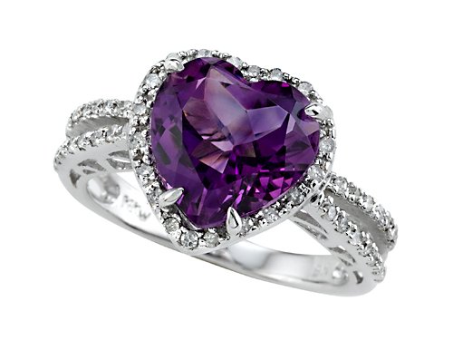 2.62 cttw Genuine Amethyst Ring by Effy Collection® LIFETIME WARRANTY