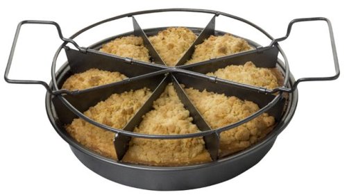Slice Solutions 9-Inch Round Sectional Cake Pan Set