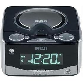 AM FM CD CLOCK RADIO by RCA