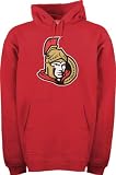 Ottawa Senators Red Old Time Hockey Big Logo Hooded Fleece Sweatshirt