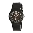 Casio Men's MQ24-1B3 Analog Black Rubber Strap Watch