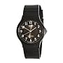 Casio Men's MQ24-1B3 Analog Black Rubber Strap Watch
