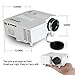 Soyan Mini Projector Home Cinema Theater UC28+ Support Hd Video Games Tv Movie TXT Music Pocket Size Projector with USD,AV,SD,VGA,HDMI,Dc and Head phone Input White
