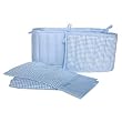 Tadpoles Basics 3 Piece PortaCrib Set - Blue