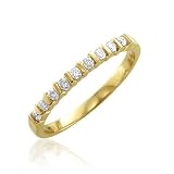 10k Yellow Gold Wedding Diamond Ring Band (HI, I, 0.20 carat)