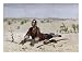 Chinese Immigrant Dying of Thirst in the Mohave Desert, 1800s Giclee Poster Print, 30...