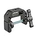 CAMVATE C-Clamp with 1/4 and 3/8 Thread Hole for Camera Monitor(Black T-Handle)