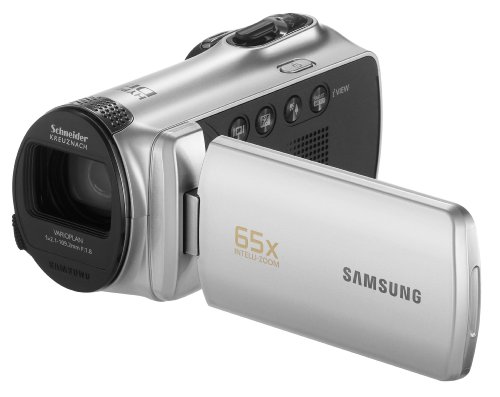 Samsung SMX-F50 SD-Camcorder (52-fach opt. Zoom, 6,85 cm (2.7 Zoll) Display) silber