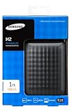 Samsung HX-M101TAB M2 Portable 3.0 1TB externe Festplatte (6,3 cm (2,5 Zoll), 5400 rpm, 12 ms, 8MB Cache, USB 3.0/2.0) braun schwarz