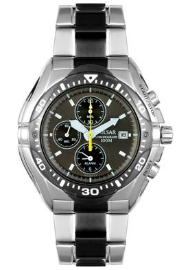 Pulsar Mens PF3649 Chronograph Steel Watch