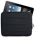 igadgitz Hartschalentasche Hardcase tragbar aus EVA-Stoff: Etui Schutzhülle Tasche Hülle Case in Schwarz für Apple iPad