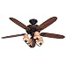 41MjFzp6ZrL. SL75  Hunter 83003 Aventine Bathroom Fan with Light and Nightlight, Aged Bronze