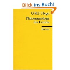 Ph�nomenologie des Geistes
