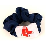 Boston Red Sox Blue Hair Scrunchie - Hair Twist - Ponytail Holder