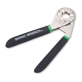 Loggerhead Pro-Gear 8" Bionic Wrench with Nickel Finish- Made in the USA