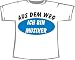 Aus dem Weg - ich bin Musiker; T-Shirt wei�
