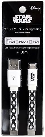 Tama electronics industry [domestic regular goods] Star Wars Darth Vader Lightning USB flat cable Apple authentication (Made for iPhone acquisition) 1.0mDH73LD