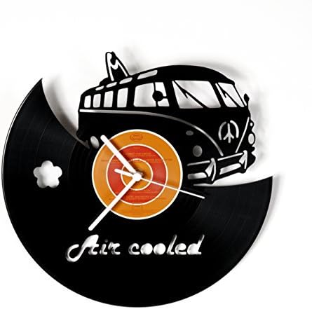 Vinyl clock Combi