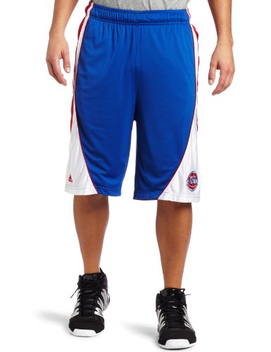 NBA Men's Detroit Pistons Flash Short (Blue, Large)