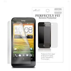 Acase AcaseView - HTC One X S720E Screen Protector Premium Clear LCD Cover Guard Shield Protective Film Kit (3 Packs) Works for AT&T LTE and International