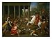 Emperor Titus Destroys the Temple in Jerusalem, 1638-1639 Giclee Poster Print by Nicolas Poussin, 12x9