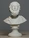 Greek Bust of 1st Epic Poet Author HOMER Art Statue Alabaster Sculpture 5.91Î„Î„