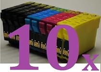 10x Druckerpatronen f&uuml;r Epson Stylus Drucker