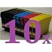 10x Druckerpatronen f�r Epson Stylus Drucker