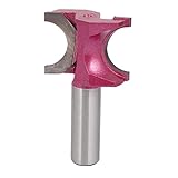 uxcell　ルータービットツール　木工　超硬　ブルノーズ　ハーフラウンド　１２．７ミリシャンク径　１９ミリ