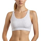 Champion Women's Action Tech Sports Bra, Birch  Heather, Large