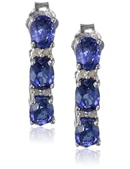 Sterling Silver Diamond Earrings (0.04cttw, GHI Color, I2-I3 Clarity)