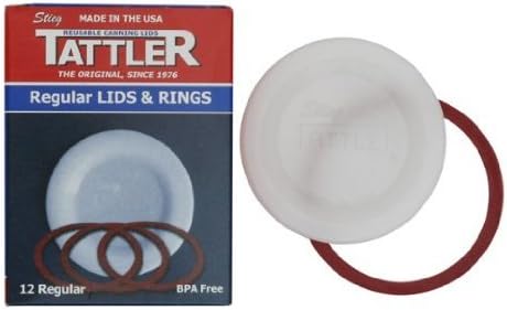Tattler Canning Lids 4 Oz Regular Mouth Boxed