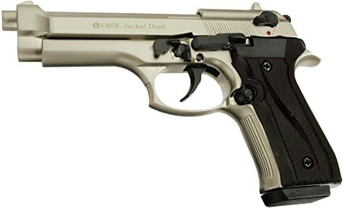 Jackal - Black - Full Auto Blank Firing Machine Gun Pistol