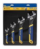 Irwin 2078720 Metric Adjusting Wrench Tray Set - 6 Inch, 8 Inch, 10 Inch, 12 Inch