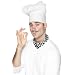 WHITE CHEF'S HAT (fancy dress)