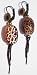 Forest Fire Collection- Agate Stone with Chain Dangles Earrings