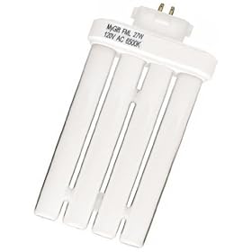 27 Watt MyGift Fluorescent Linear Quad Replacement Light Bulb for Light of America Floor... by MyGift