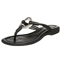 AK Anne Klein Women's Voice Flat Thong Ring Sandal