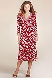 Per Una Crossover Deep V Neck Petal Print Wrap Dress