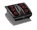 The Sharper Image MSG-F110 Deep Kneading Shiatsu Foot Massager, Black