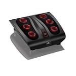 The Sharper Image MSG-F110 Deep Kneading Shiatsu Foot Massager, Black